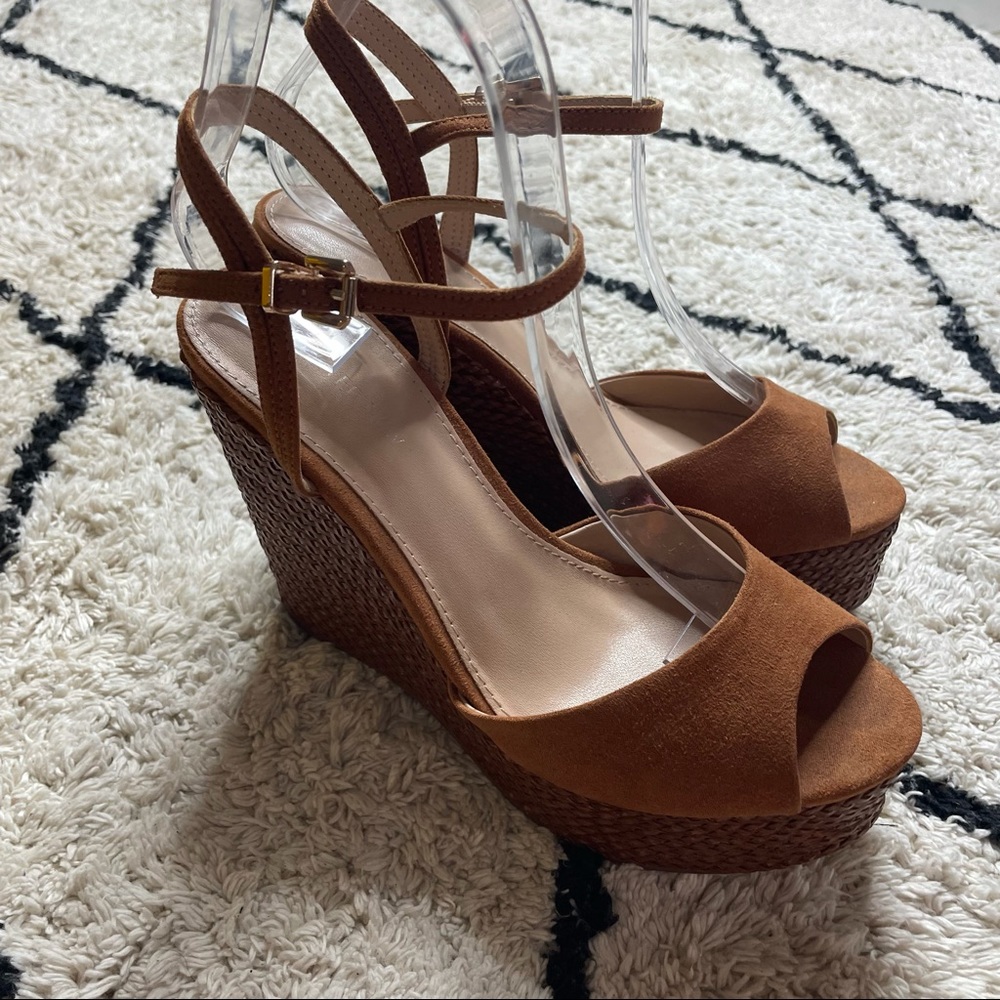 Forever New Espadrille Wedges Size 37 EUR - Picture 3 of 8